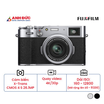 Máy ảnh Fujifilm X100V | Silver (Chính hãng)