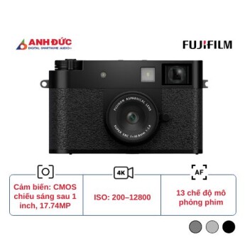 Máy ảnh Fujifilm X Half | Black (Chính hãng)