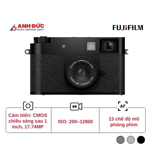 Máy ảnh Fujifilm X Half | Black (Chính hãng)