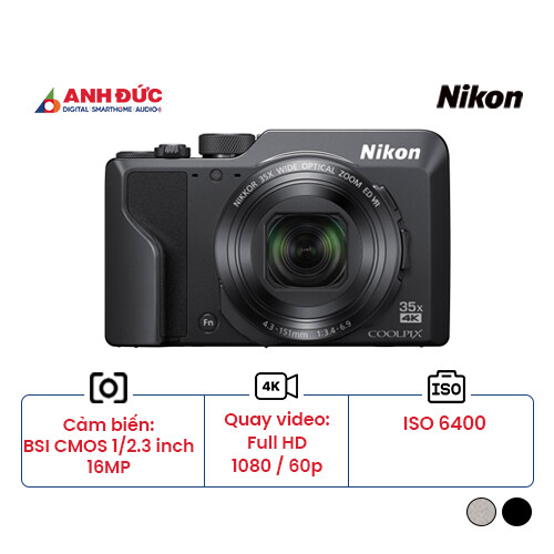 Máy ảnh Nikon COOLPIX A1000 | Black (Chính hãng)