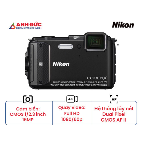 Máy ảnh Nikon Coolpix AW130 (Chính hãng)