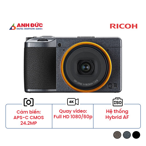 Máy ảnh Ricoh GR III Street Edition (Chính hãng)