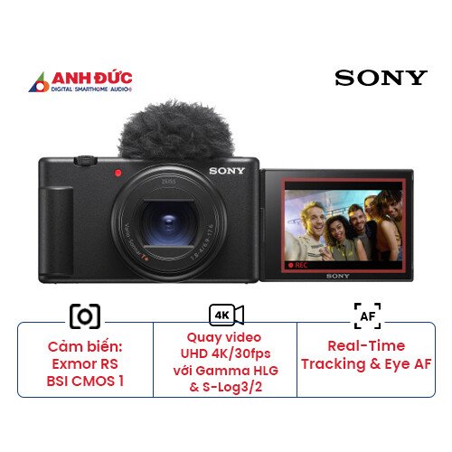 Máy ảnh Sony ZV-1 II | Black (Chính hãng)