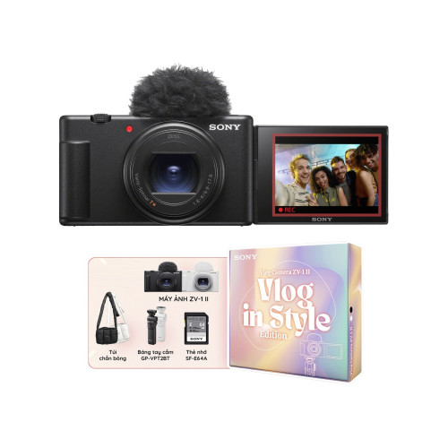 Máy ảnh Sony ZV-1 II Vlog in Style Edition | Black (Chính hãng)