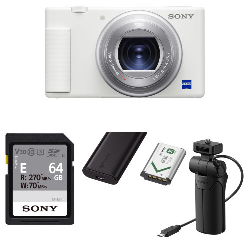 Máy ảnh Sony ZV-1 Starter Kit | White (Chính hãng)