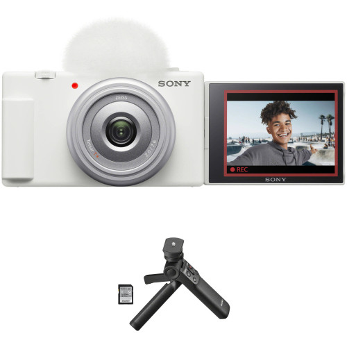 Máy ảnh Sony ZV-1F With Vlogger Accessory Kit | White (Chính hãng)