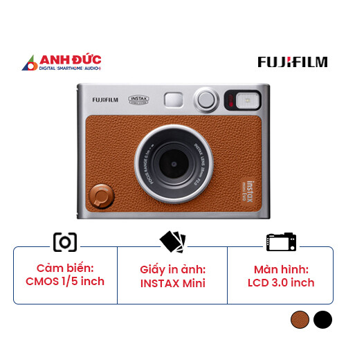Máy ảnh Fujifilm Instax Mini Evo Hybrid | Brown (Chính hãng)