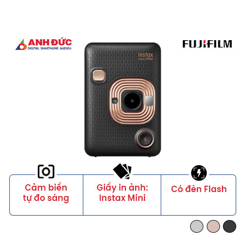 Máy ảnh Fujifilm Instax Mini LiPlay | Elegant Black (Chính hãng)