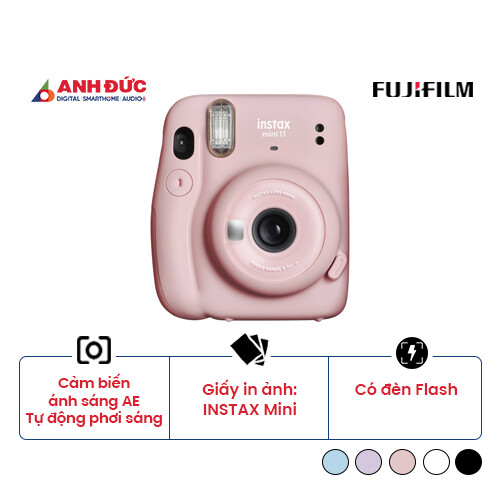 Máy ảnh Fujifilm Instax Mini 11 | Blush Pink (Chính hãng)