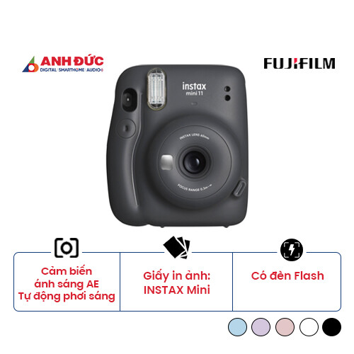 Máy ảnh Fujifilm Instax Mini 11 | Charcoal Gray (Chính hãng)