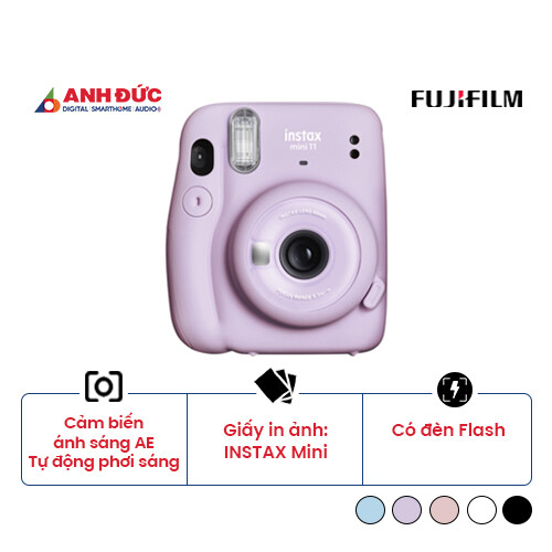 Máy ảnh Fujifilm Instax Mini 11 | Lilac Purple (Chính hãng)