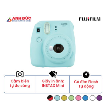 Máy ảnh Fujifilm Instax Mini 9 | Ice Blue (Chính hãng)