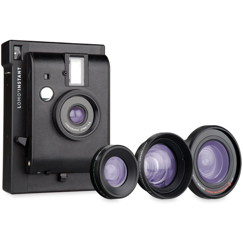 Máy ảnh Lomography Lomo'Instant + 3 Lenses | Black (Chính hãng)