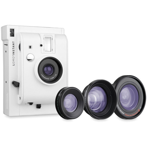 Máy ảnh Lomography Lomo'Instant + 3 Lenses | White (Chính hãng)