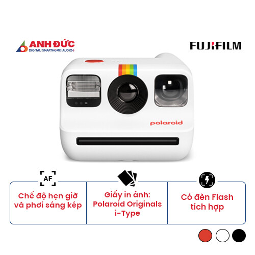 Máy ảnh in liền Polaroid Go Gen 2 | White (Chính hãng)