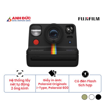 Máy ảnh in liền Polaroid Now+ Gen 2 | Black (Chính hãng)