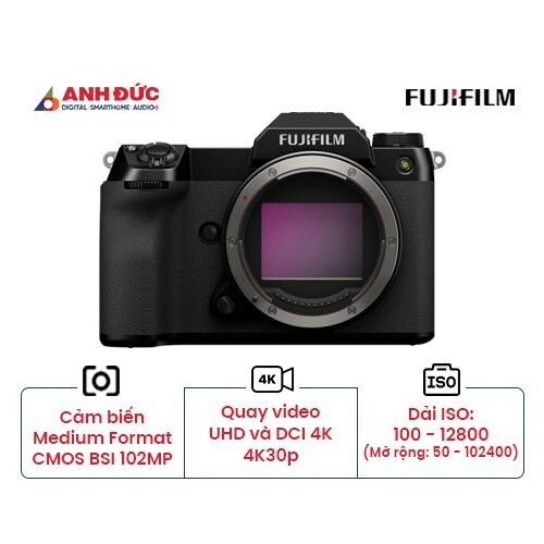 Máy ảnh Fujifilm GFX 100S | Body Only (Chính hãng)