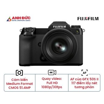 Máy ảnh Fujifilm GFX 50S Mark II + Lens GF 35-70mm f/4.5-5.6 (Chính hãng)