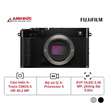 Máy ảnh Fujifilm X-E5 | Only Body | Black (Chính hãng)
