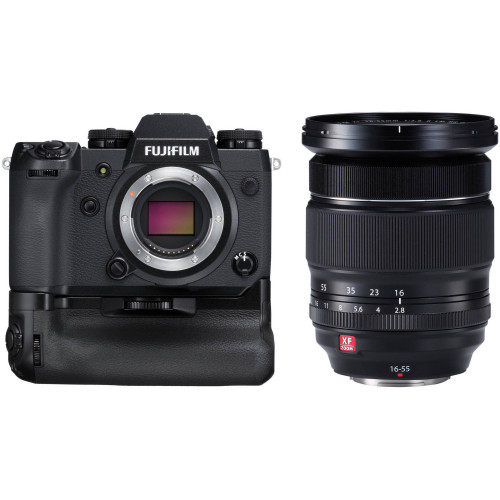 Máy ảnh Fujifilm X-H1 + Lens XF 16-55mm f/2.8 + Battery Grip (Chính hãng)