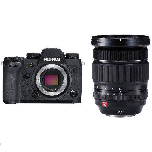 Máy ảnh Fujifilm X-H1 + Lens XF 16-55mm f/2.8 (Chính hãng)