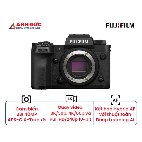 Máy ảnh Fujifilm X-H2 | Body Only (Chính hãng)