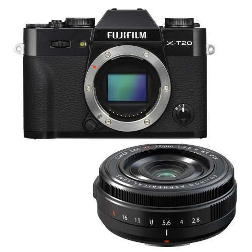 Máy ảnh Fujifilm X-T20 + Lens XF 27mm f/2.8 | Black (Chính hãng)
