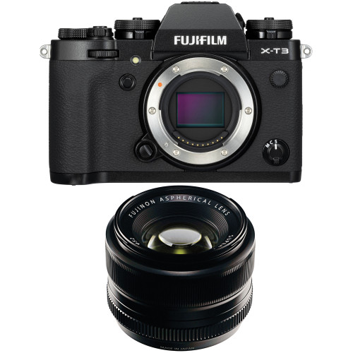 Máy ảnh Fujifilm X-T3 + Lens XF 35mm f/1.4 | Black (Chính hãng)