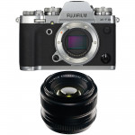 Máy ảnh Fujifilm X-T3 + Lens XF 35mm f/1.4 | Silver (Chính hãng)