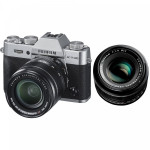 Máy ảnh Fujifilm X-T30 + Lens XF 18-55mm f/2.8-4 + Lens XF 35mm f/1.4 | Silver (Chính hãng)