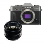 Máy ảnh Fujifilm X-T30 + Lens XF 35mm f/1.4 (Charcoal Silver) | Chính hãng