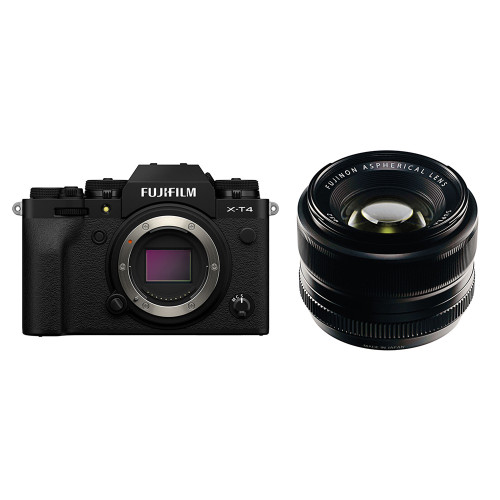 Máy ảnh Fujifilm X-T4 + Lens XF 35mm f/1.4 R | Black (Chính hãng)