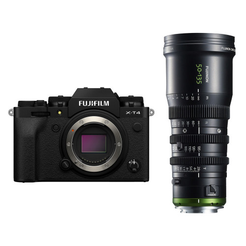 Máy ảnh Fujifilm X-T4 + Lens MKX 50-135mm T2.9 | Black (Chính hãng)