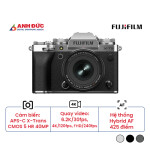 Máy ảnh Fujifilm X-T5 + Lens XF 16-50mm f/2.8-4.8 | Silver (Chính hãng)