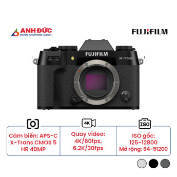 Máy ảnh Fujifilm X-T50 | Body Only | Black (Chính hãng)