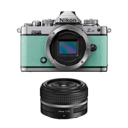 Máy ảnh Nikon Z fc + Lens Z 28mm f/2.8 | Mint Green (Chính hãng)