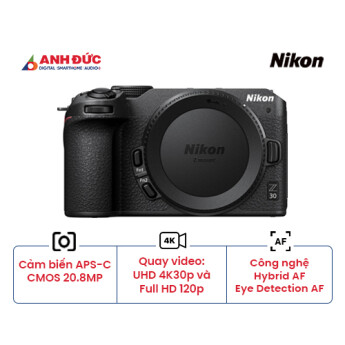 Máy ảnh Nikon Z30 | Body Only (Chính Hãng)