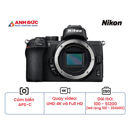 Máy ảnh Nikon Z50 | Body Only (Chính hãng)