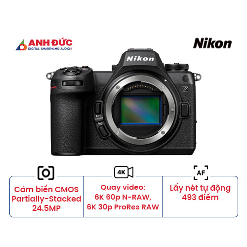 Máy ảnh Nikon Z6 III Body Only (Chính hãng)