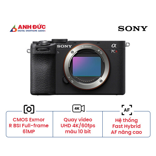 Máy ảnh Sony Alpha A7CR | Body Only | Black (Chính hãng)