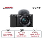 Máy ảnh Sony ZV-E10 + Lens E PZ 16-50mm f/3.5-5.6 II | Black (Chính hãng)