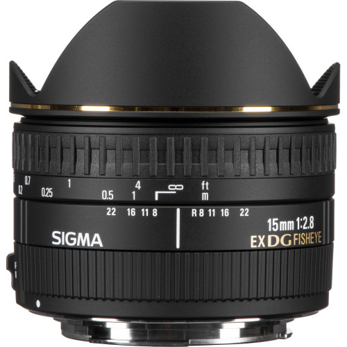 Ống kính Sigma 15mm f/2.8 EX DG Diagonal Fisheye for Canon EF (Chính hãng)