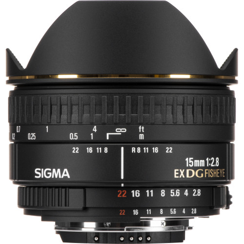 Ống kính Sigma 15mm f/2.8 EX DG Diagonal Fisheye for Nikon F (Chính hãng)
