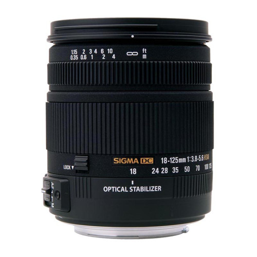 Ống kính Sigma 18-125mm f/3.8-5.6 DC OS HSM (Chính hãng)