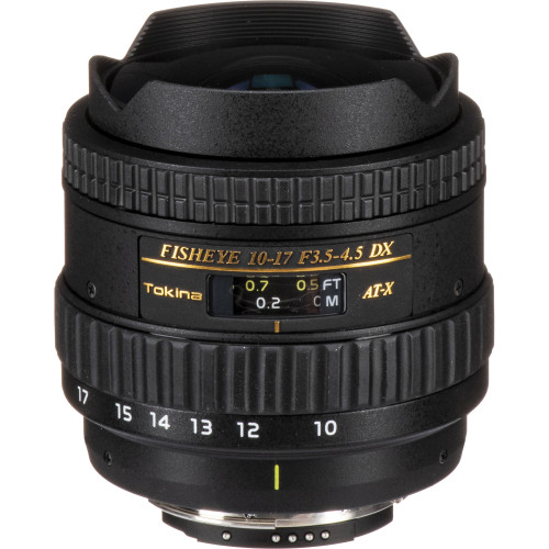 Ống kính Tokina 10-17mm f/3.5-4.5 AT-X 107 DX AF Fisheye for Nikon F (Chính hãng)