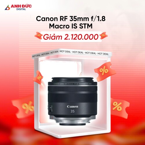 Ống kính Canon RF 35mm f/1.8 IS Macro STM (Chính Hãng)