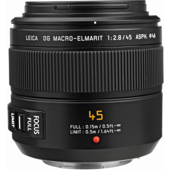 Ống kính Panasonic Leica DG Macro-Elmarit 45mm f/2.8 ASPH MEGA O.I.S (Chính hãng)