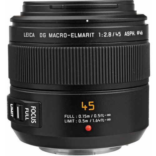 Ống kính Panasonic Leica DG Macro-Elmarit 45mm f/2.8 ASPH MEGA O.I.S (Chính hãng)