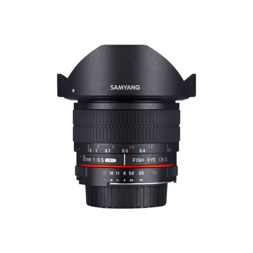 Ống kính Samyang 8mm f/3.5 UMC Fisheye CS II for Canon EOS (Chính hãng)