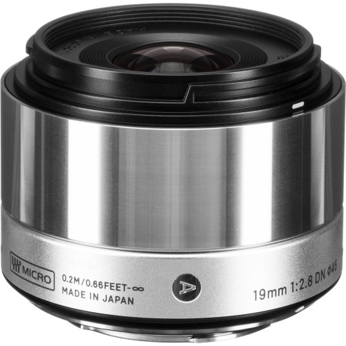 Ống kính Sigma 19mm f/2.8 DN Art for Sony E | Silver (Chính hãng)